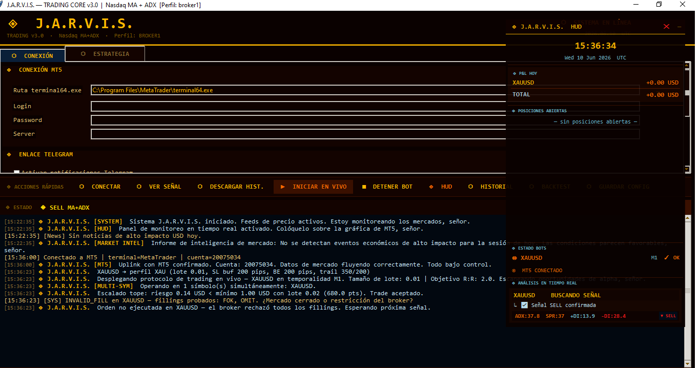JARVIS Trading Core